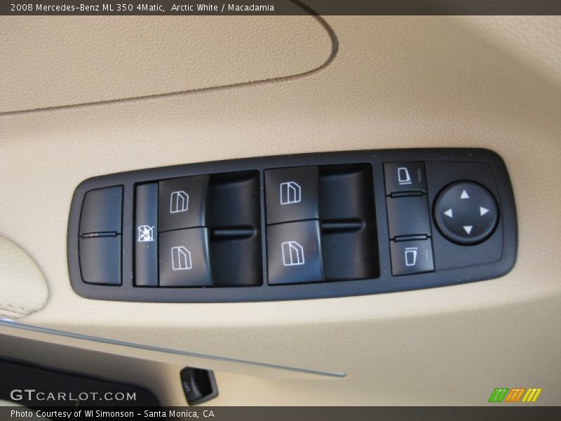 Arctic White / Macadamia 2008 Mercedes-Benz ML 350 4Matic