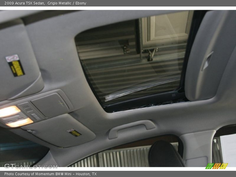 Grigio Metallic / Ebony 2009 Acura TSX Sedan