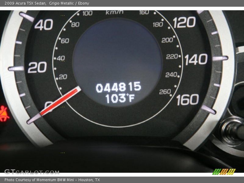 Grigio Metallic / Ebony 2009 Acura TSX Sedan