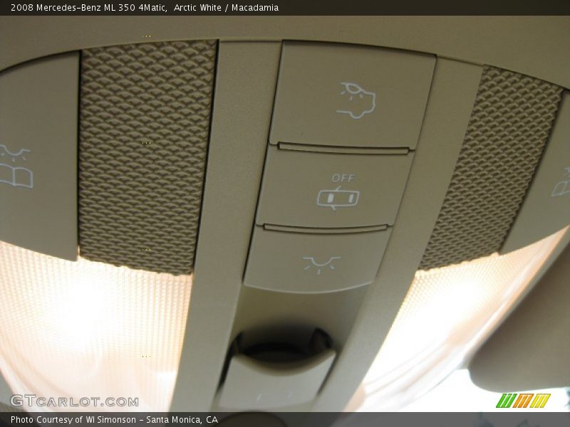Arctic White / Macadamia 2008 Mercedes-Benz ML 350 4Matic