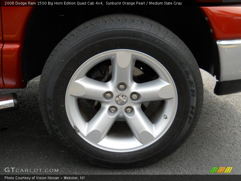 Sunburst Orange Pearl / Medium Slate Gray 2008 Dodge Ram 1500 Big Horn Edition Quad Cab 4x4