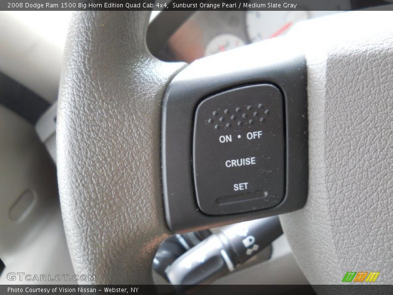 Sunburst Orange Pearl / Medium Slate Gray 2008 Dodge Ram 1500 Big Horn Edition Quad Cab 4x4