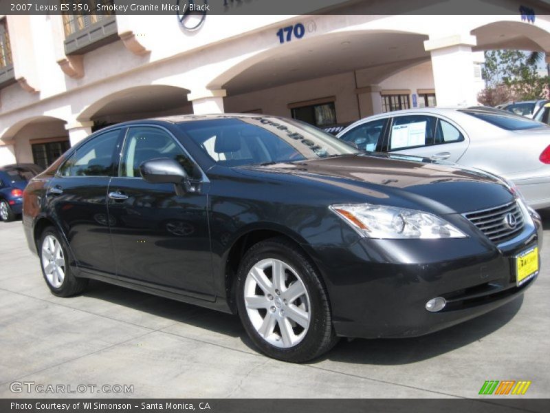 Smokey Granite Mica / Black 2007 Lexus ES 350