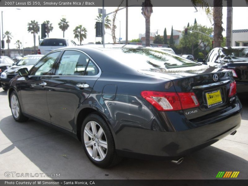 Smokey Granite Mica / Black 2007 Lexus ES 350