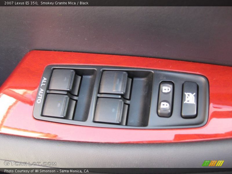 Smokey Granite Mica / Black 2007 Lexus ES 350