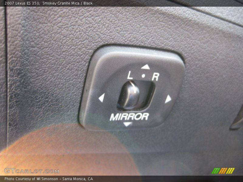 Smokey Granite Mica / Black 2007 Lexus ES 350