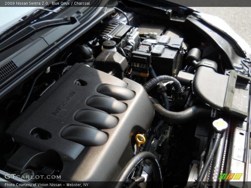Blue Onyx / Charcoal 2009 Nissan Sentra 2.0