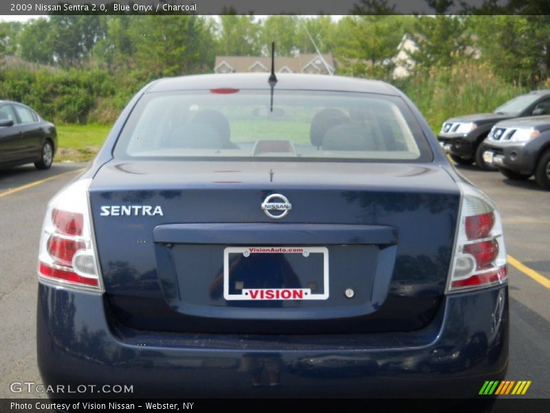 Blue Onyx / Charcoal 2009 Nissan Sentra 2.0