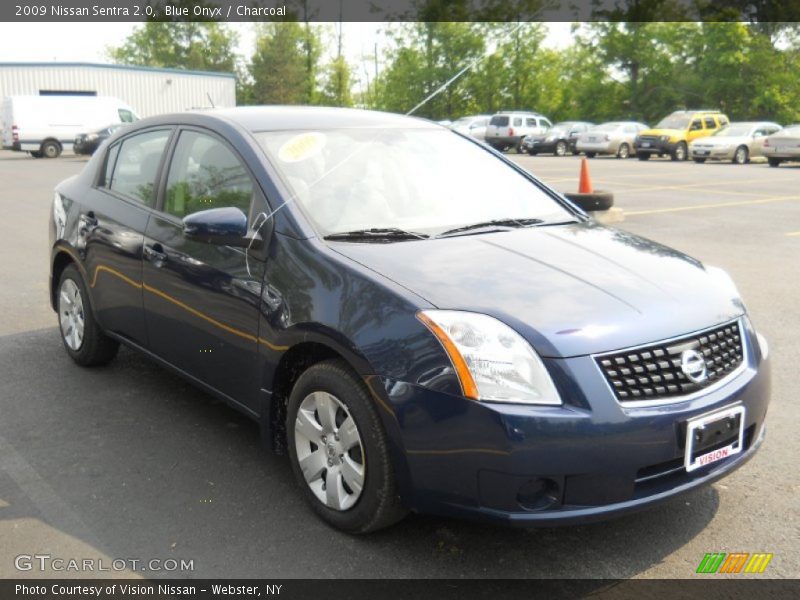 Blue Onyx / Charcoal 2009 Nissan Sentra 2.0