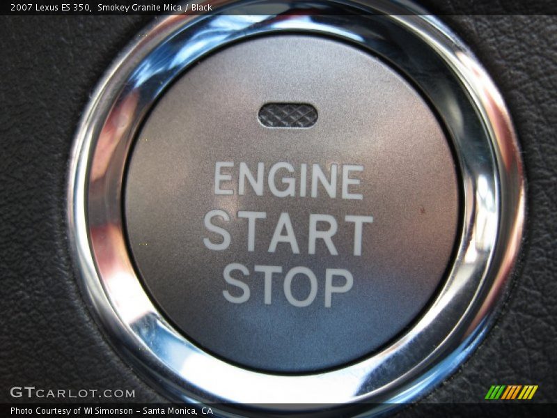 Smokey Granite Mica / Black 2007 Lexus ES 350