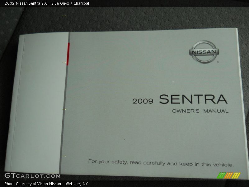 Blue Onyx / Charcoal 2009 Nissan Sentra 2.0