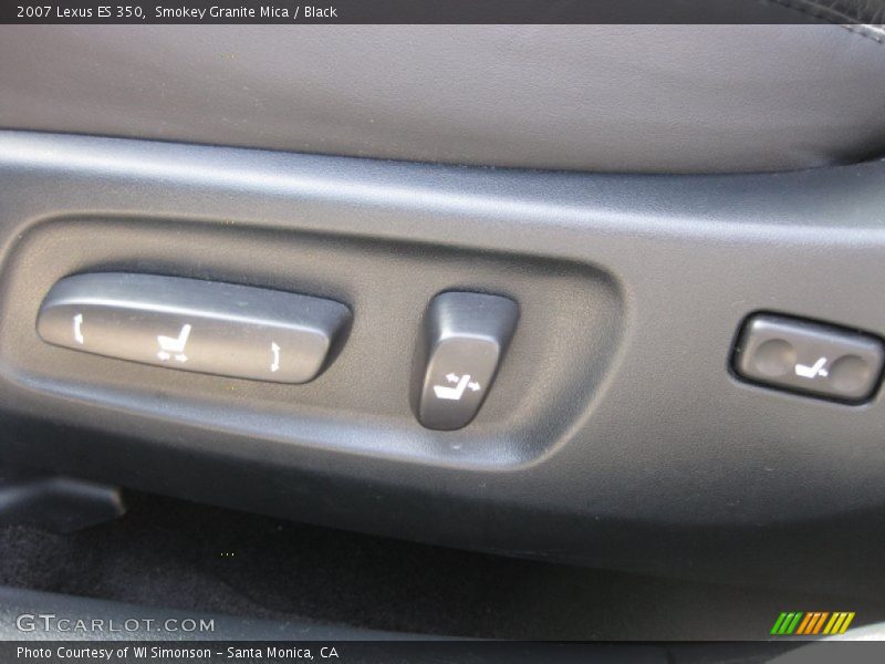 Smokey Granite Mica / Black 2007 Lexus ES 350