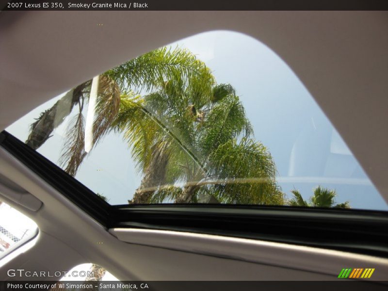 Smokey Granite Mica / Black 2007 Lexus ES 350