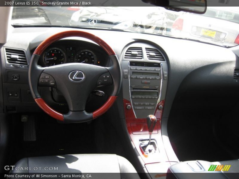 Smokey Granite Mica / Black 2007 Lexus ES 350
