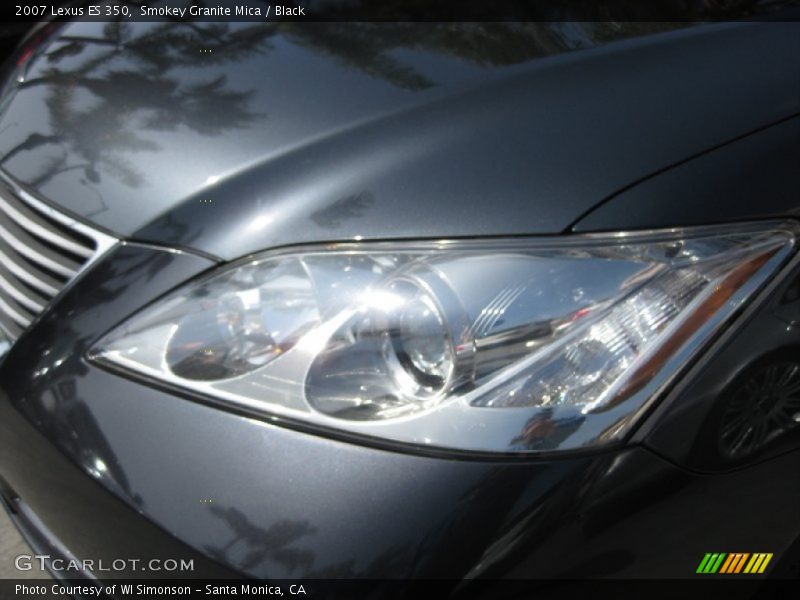 Smokey Granite Mica / Black 2007 Lexus ES 350