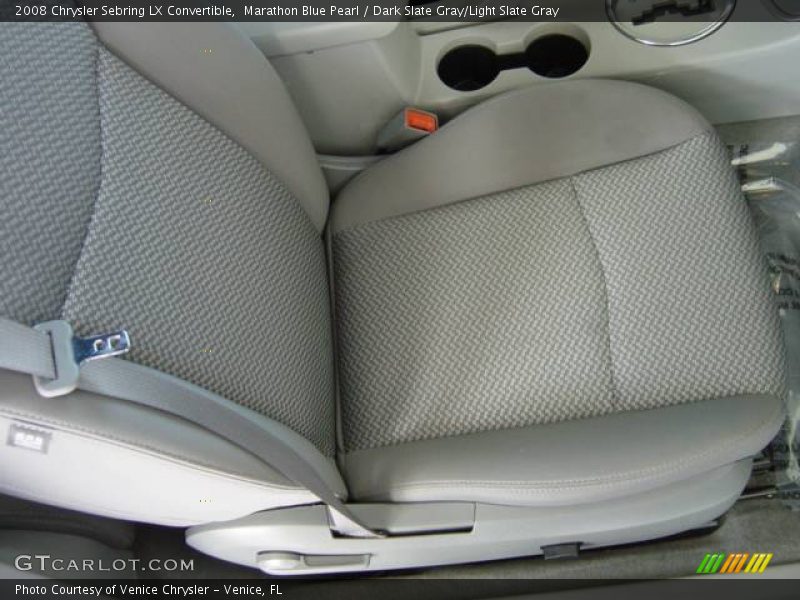 Marathon Blue Pearl / Dark Slate Gray/Light Slate Gray 2008 Chrysler Sebring LX Convertible