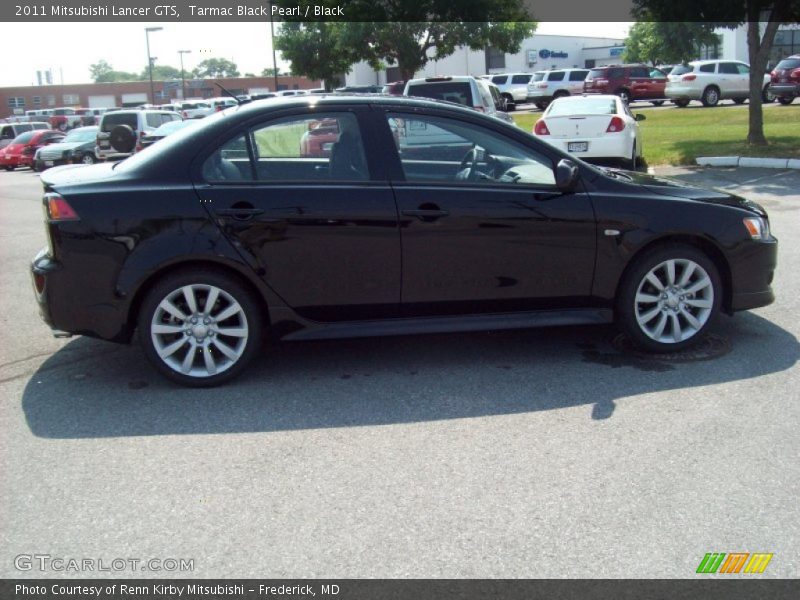 Tarmac Black Pearl / Black 2011 Mitsubishi Lancer GTS