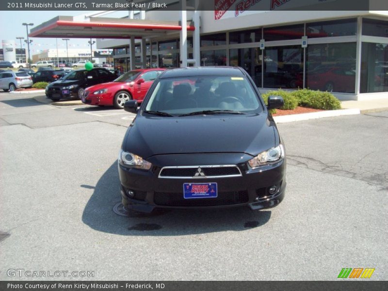 Tarmac Black Pearl / Black 2011 Mitsubishi Lancer GTS