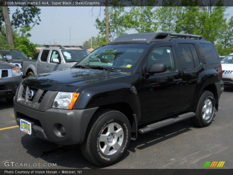 Super Black / Steel/Graphite 2008 Nissan Xterra S 4x4