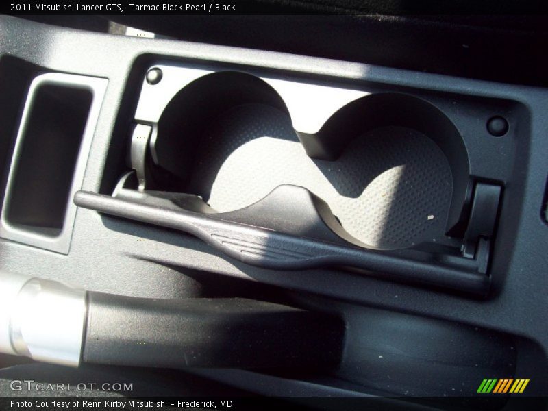 Tarmac Black Pearl / Black 2011 Mitsubishi Lancer GTS
