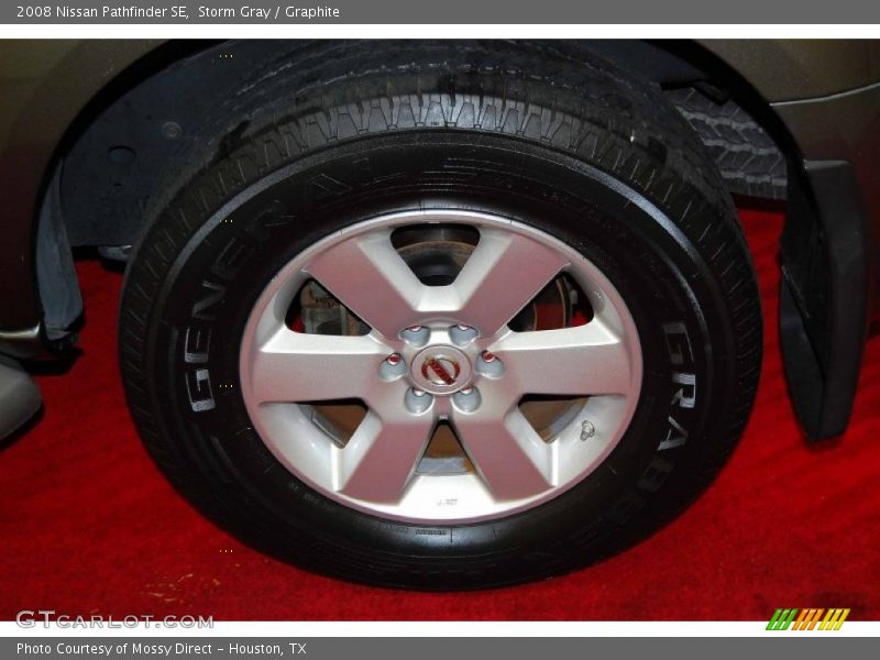 Storm Gray / Graphite 2008 Nissan Pathfinder SE