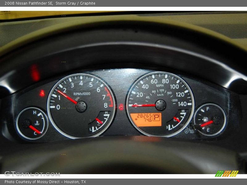Storm Gray / Graphite 2008 Nissan Pathfinder SE