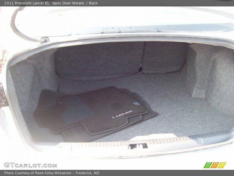 Apex Silver Metallic / Black 2011 Mitsubishi Lancer ES