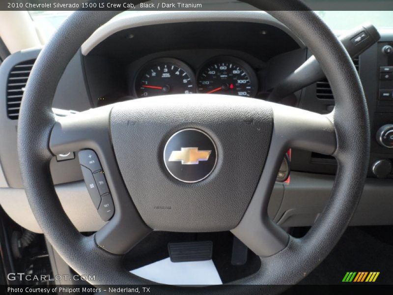 Black / Dark Titanium 2010 Chevrolet Silverado 1500 LS Crew Cab