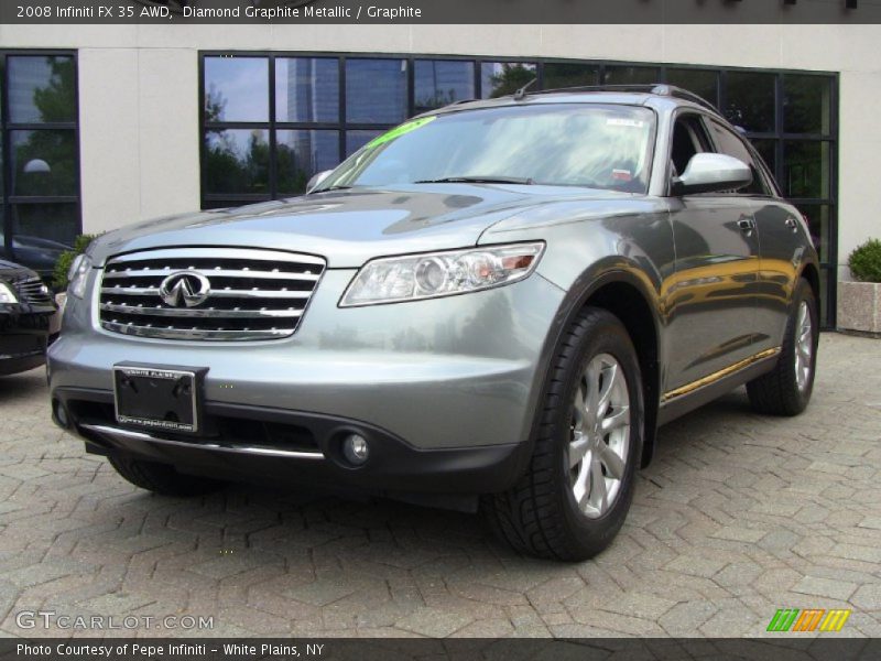 Diamond Graphite Metallic / Graphite 2008 Infiniti FX 35 AWD