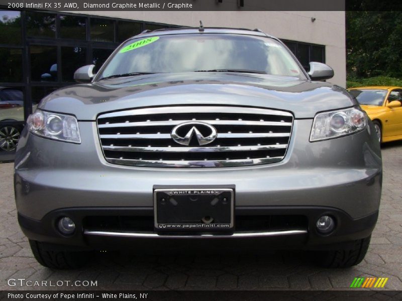 Diamond Graphite Metallic / Graphite 2008 Infiniti FX 35 AWD
