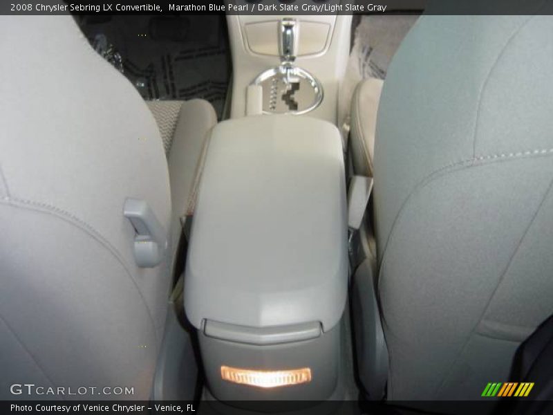 Marathon Blue Pearl / Dark Slate Gray/Light Slate Gray 2008 Chrysler Sebring LX Convertible