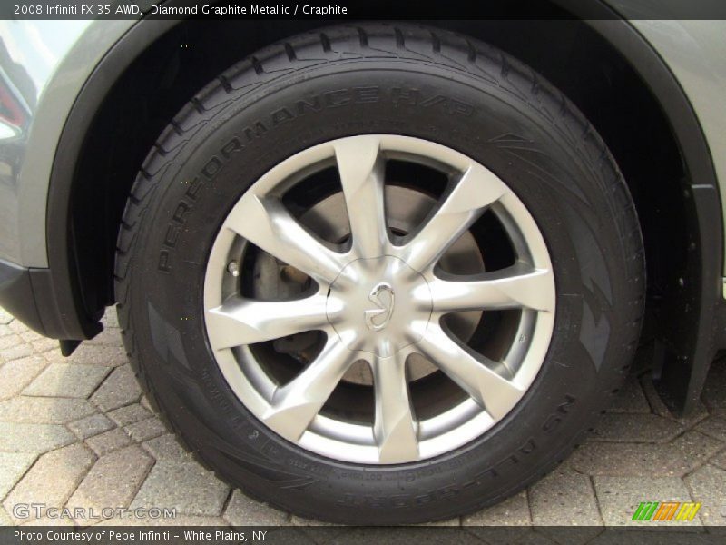 Diamond Graphite Metallic / Graphite 2008 Infiniti FX 35 AWD