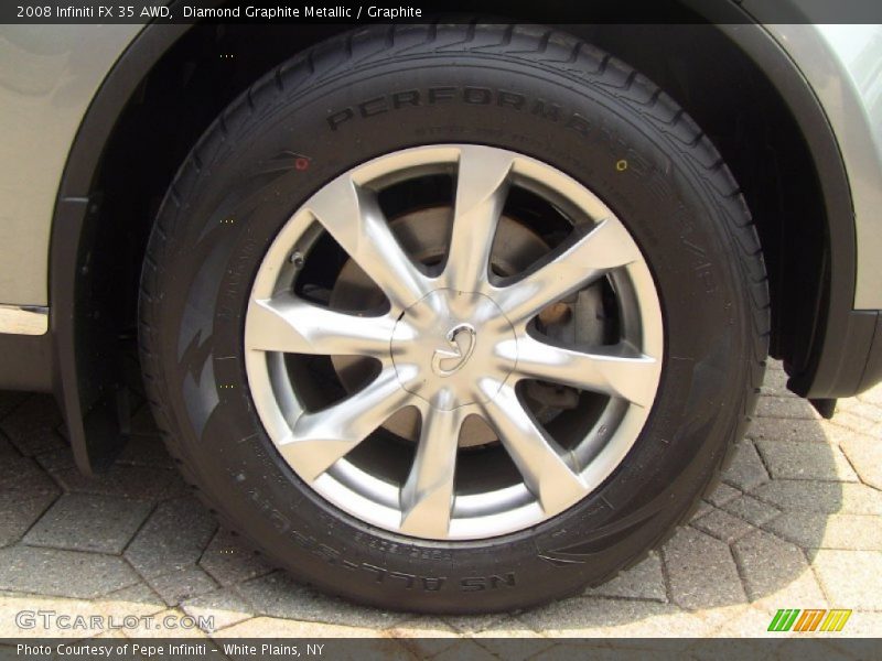 Diamond Graphite Metallic / Graphite 2008 Infiniti FX 35 AWD