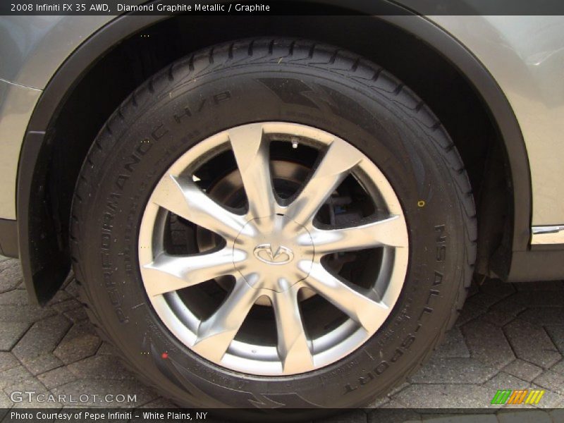 Diamond Graphite Metallic / Graphite 2008 Infiniti FX 35 AWD