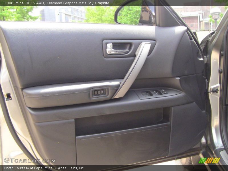 Diamond Graphite Metallic / Graphite 2008 Infiniti FX 35 AWD