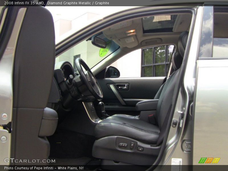 Diamond Graphite Metallic / Graphite 2008 Infiniti FX 35 AWD