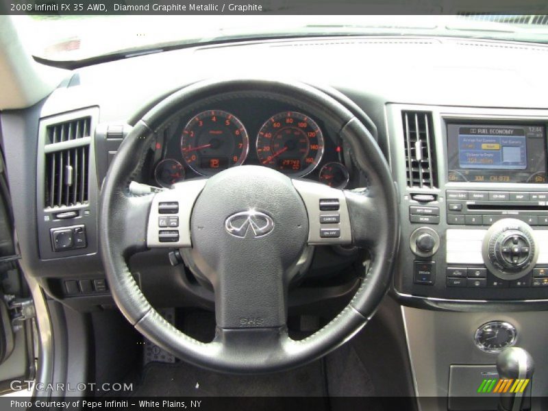 Diamond Graphite Metallic / Graphite 2008 Infiniti FX 35 AWD