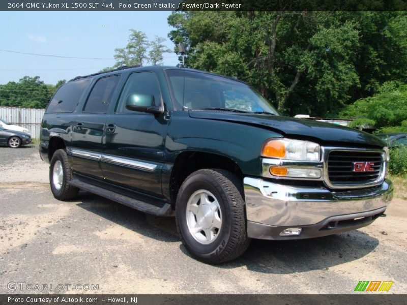 Polo Green Metallic / Pewter/Dark Pewter 2004 GMC Yukon XL 1500 SLT 4x4