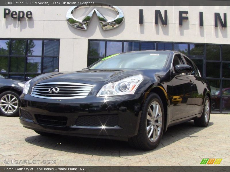 Black Obsidian / Graphite 2008 Infiniti G 35 x Sedan