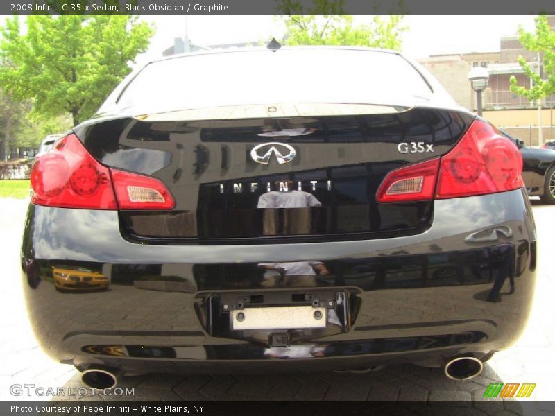 Black Obsidian / Graphite 2008 Infiniti G 35 x Sedan