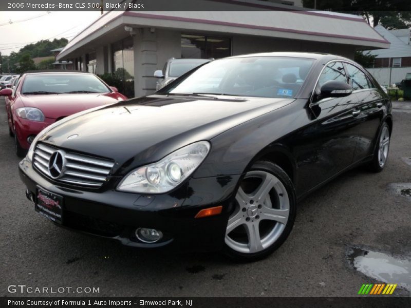 Black / Black 2006 Mercedes-Benz CLS 500