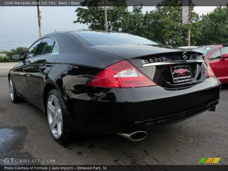 Black / Black 2006 Mercedes-Benz CLS 500