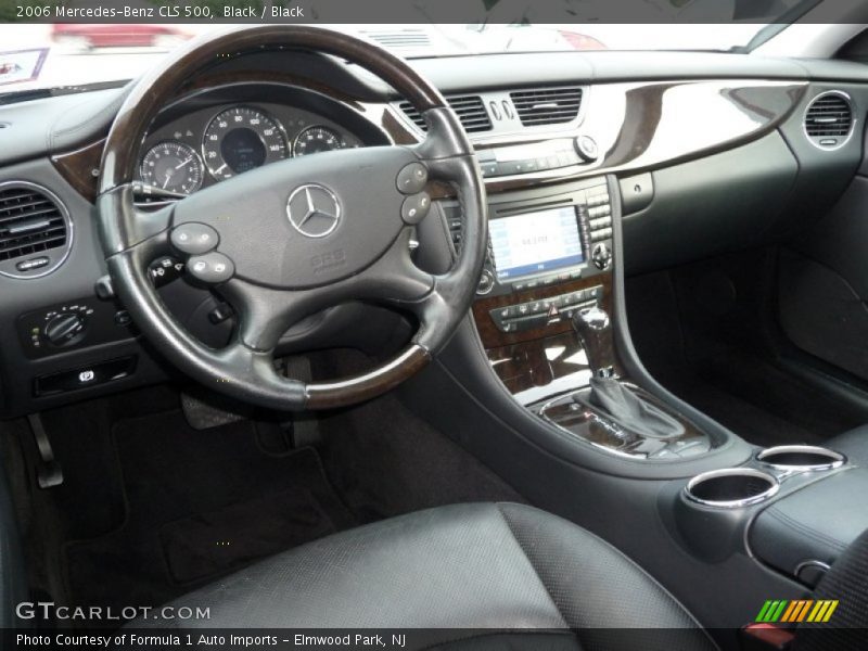 Black / Black 2006 Mercedes-Benz CLS 500
