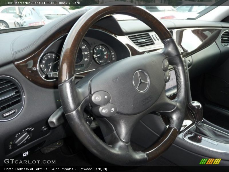 Black / Black 2006 Mercedes-Benz CLS 500