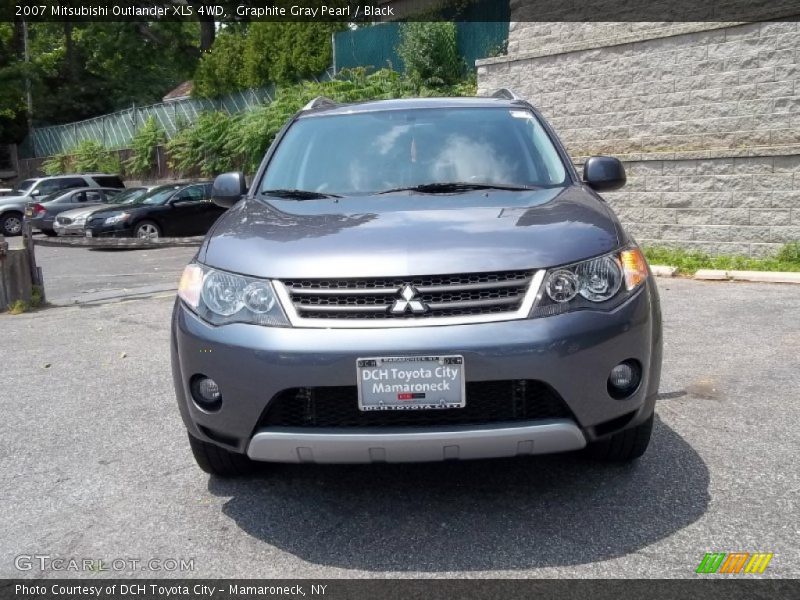 Graphite Gray Pearl / Black 2007 Mitsubishi Outlander XLS 4WD