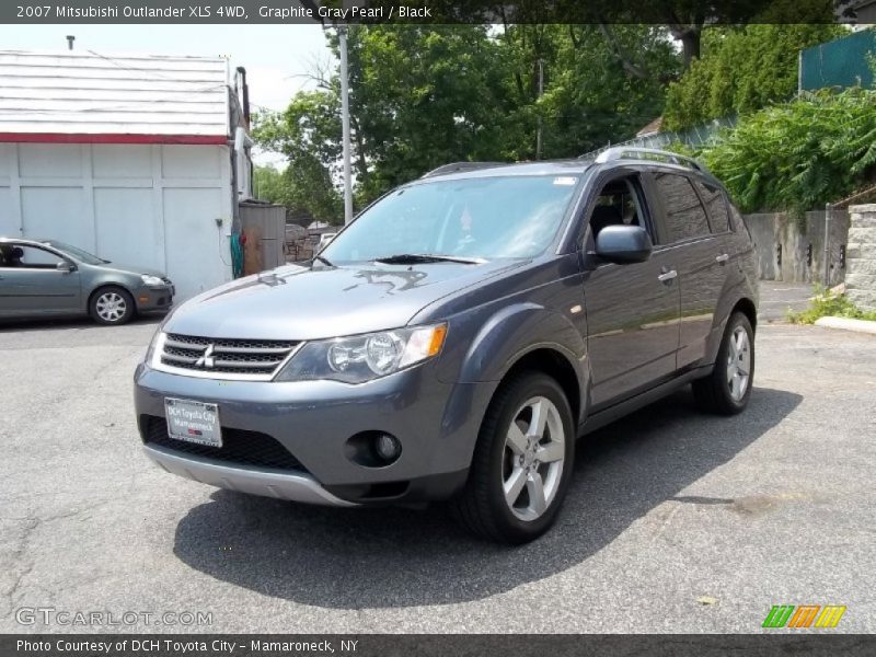 Graphite Gray Pearl / Black 2007 Mitsubishi Outlander XLS 4WD