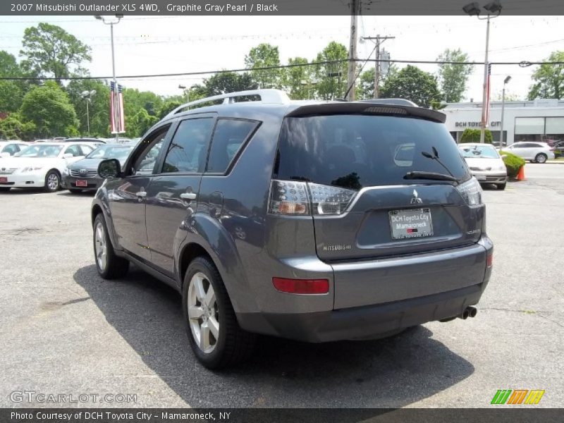 Graphite Gray Pearl / Black 2007 Mitsubishi Outlander XLS 4WD