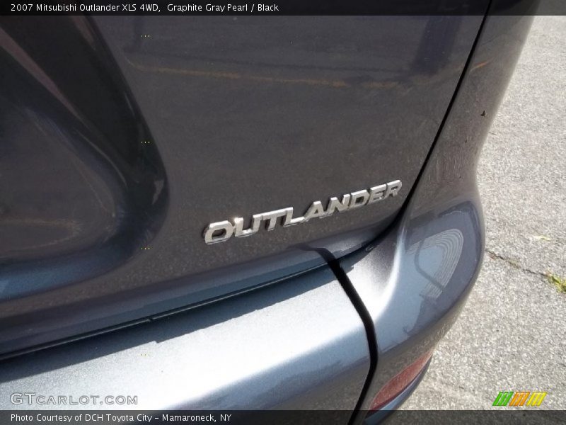 Graphite Gray Pearl / Black 2007 Mitsubishi Outlander XLS 4WD