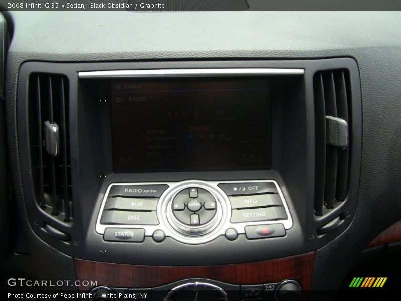 Black Obsidian / Graphite 2008 Infiniti G 35 x Sedan
