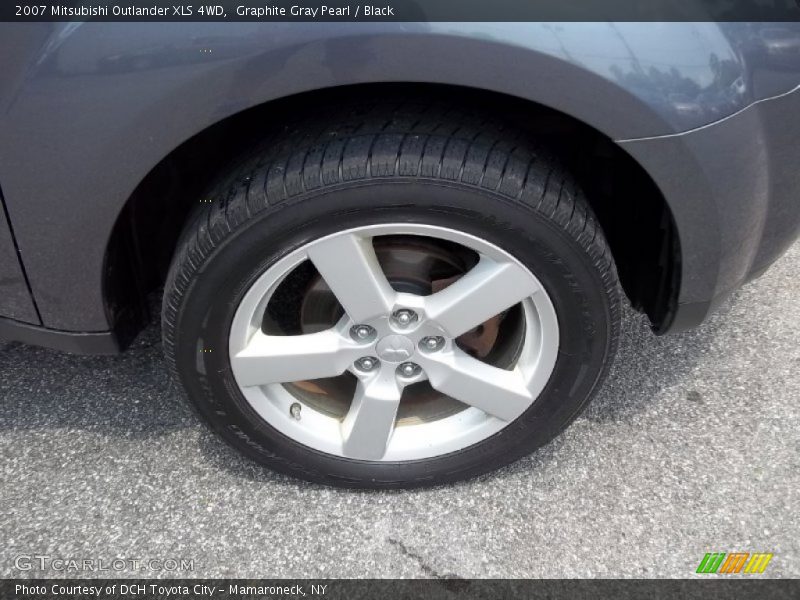 Graphite Gray Pearl / Black 2007 Mitsubishi Outlander XLS 4WD
